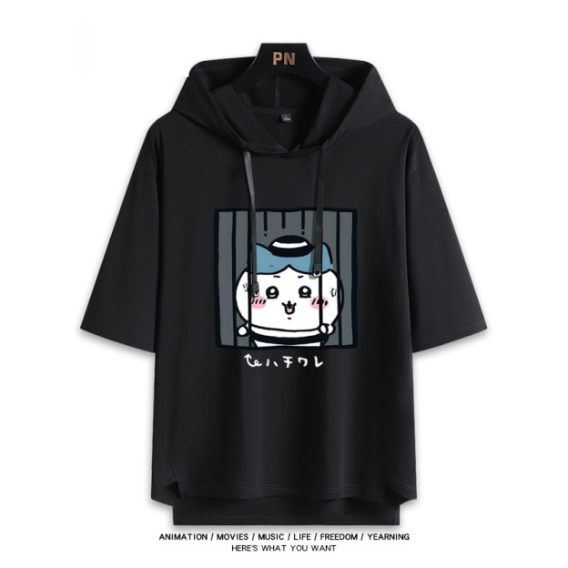 Chiikawa 忘本 連帽短袖T恤