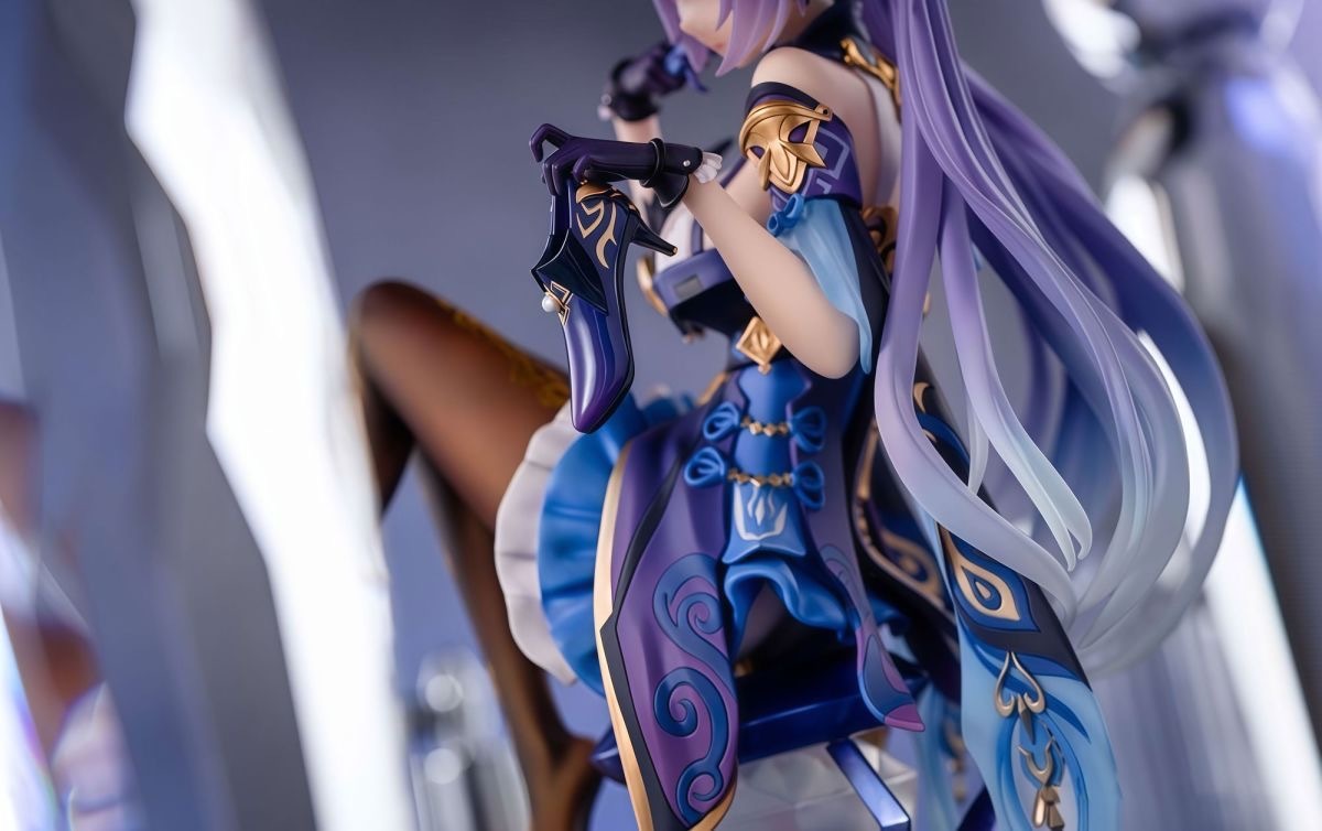 原神 霆霓快雨 刻晴 提鞋坐姿 1/7 雙頭雕-GOODTOYSTUDIO