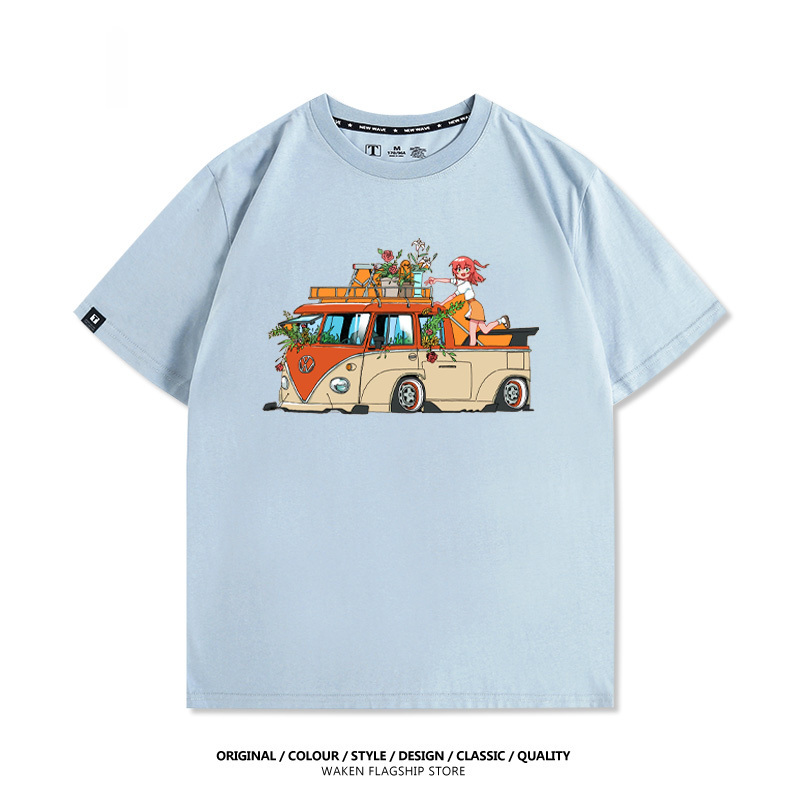 孤獨搖滾 印花T恤-GOODTOYSTUDIO