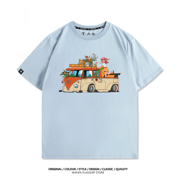 孤獨搖滾 印花T恤-GOODTOYSTUDIO