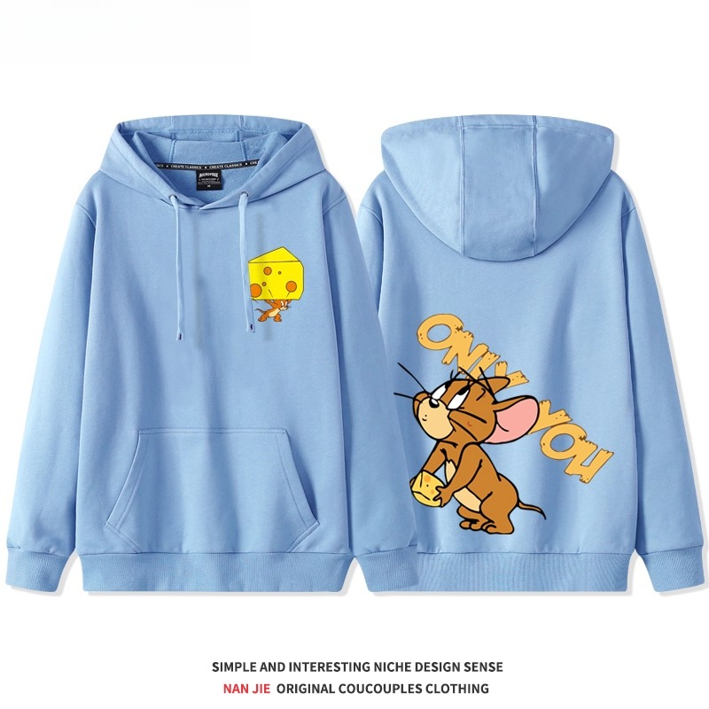 貓和老鼠 聯名衛衣2025秋冬新款 親子情侶裝連帽衛衣