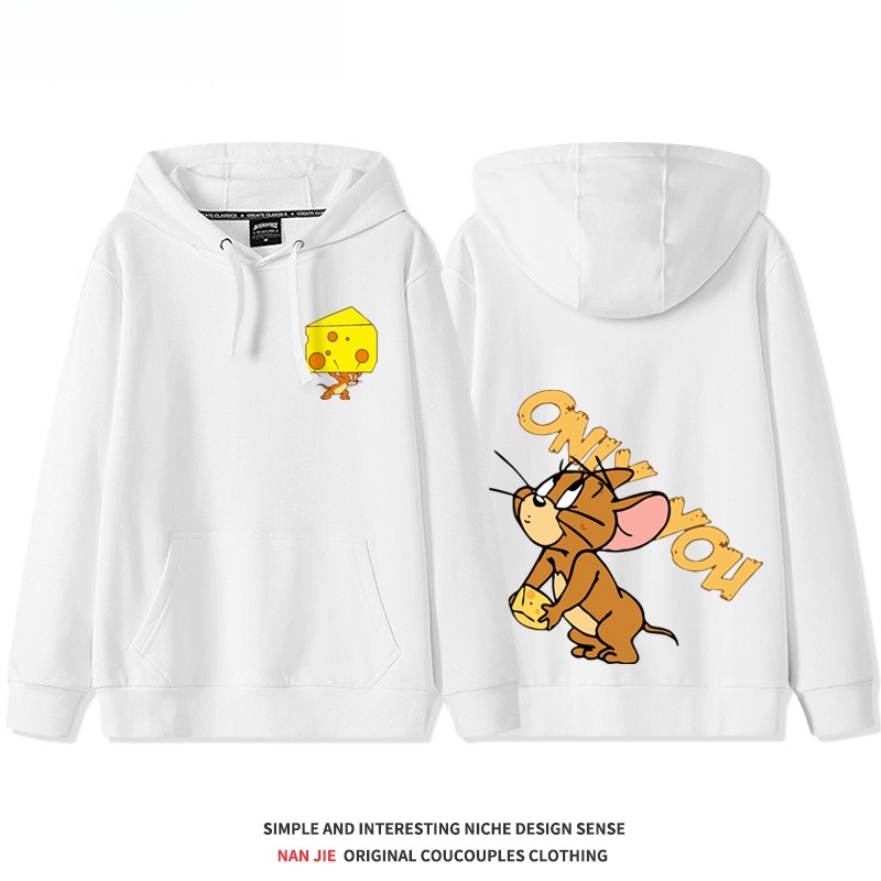 貓和老鼠 聯名衛衣2025秋冬新款 親子情侶裝連帽衛衣