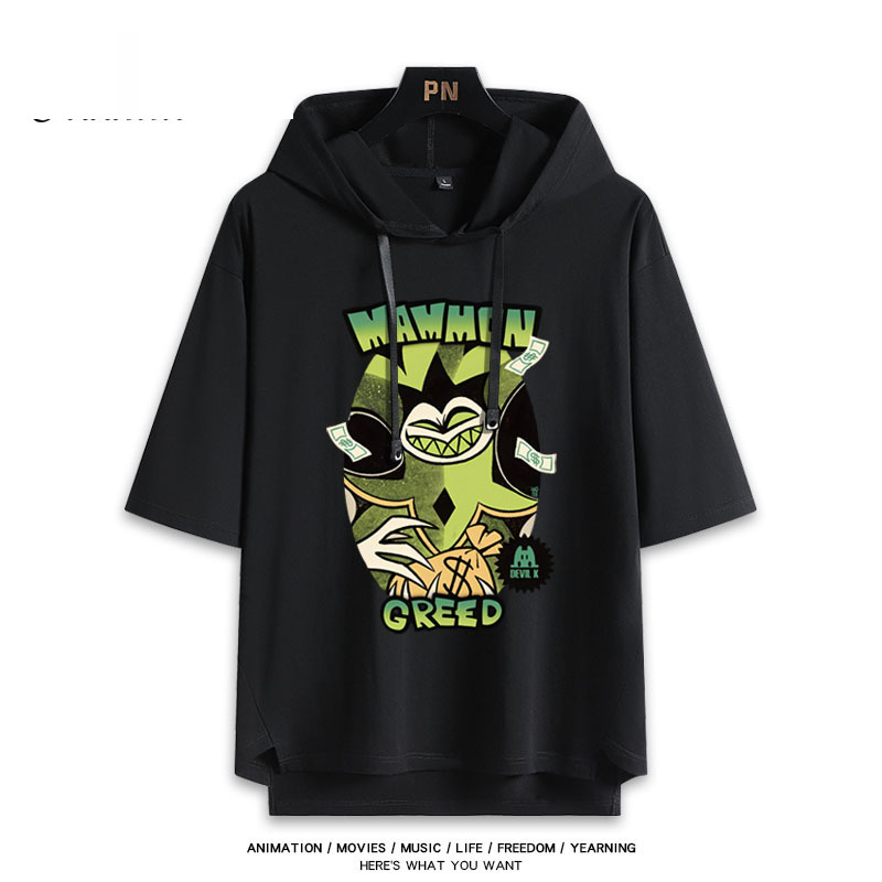 極惡老大 Helluva Boss 連帽短袖T恤-GOODTOYSTUDIO