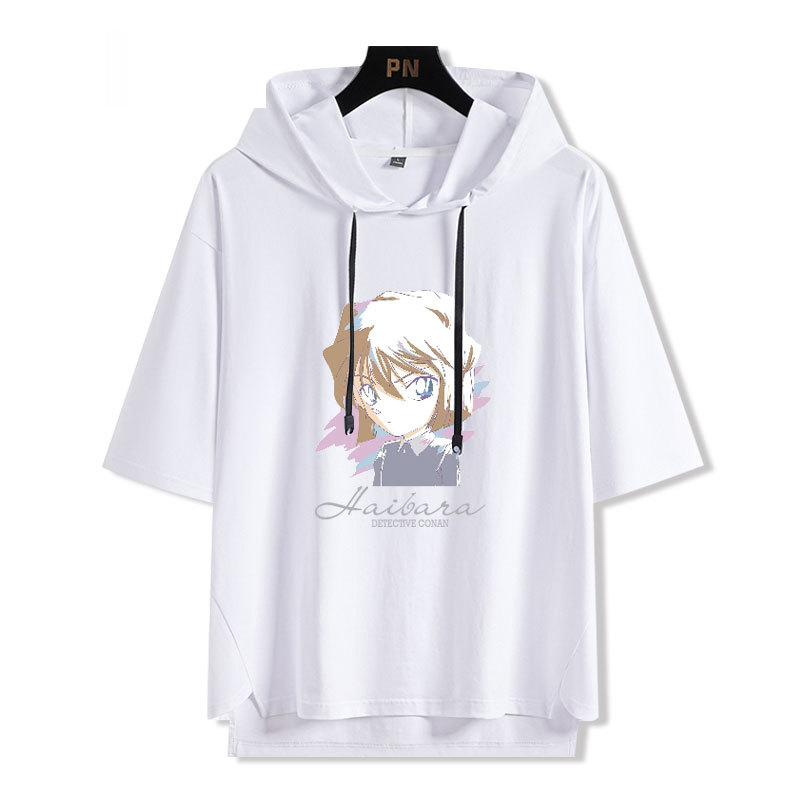 名偵探柯南 連帽短袖T恤-GOODTOYSTUDIO
