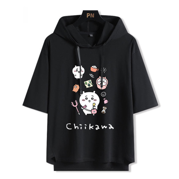 chiikawa 連帽短袖T恤