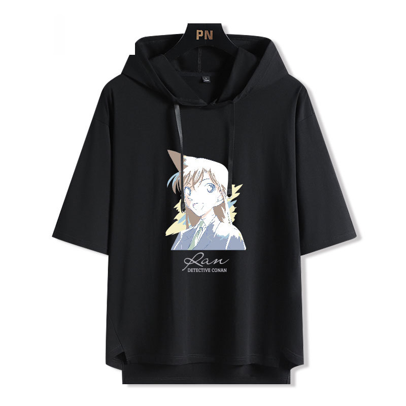 名偵探柯南 連帽短袖T恤-GOODTOYSTUDIO