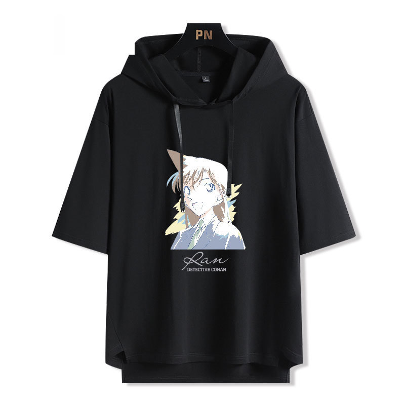 名偵探柯南 連帽短袖T恤-GOODTOYSTUDIO