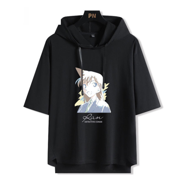 名偵探柯南 連帽短袖T恤-GOODTOYSTUDIO