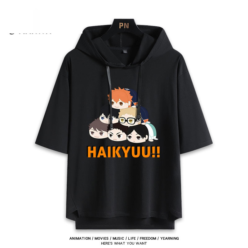 排球少年 連帽短袖T恤-GOODTOYSTUDIO