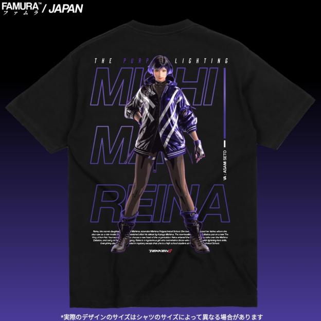 三島麗奈 鐵拳8「拳頭與命運」遊戲主題T恤