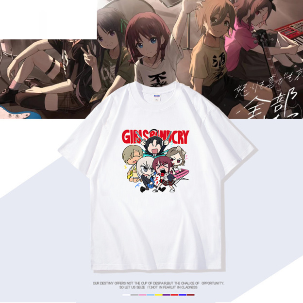 GIRLS BAND CRY哭泣少女樂隊 印花短袖T恤-GOODTOYSTUDIO