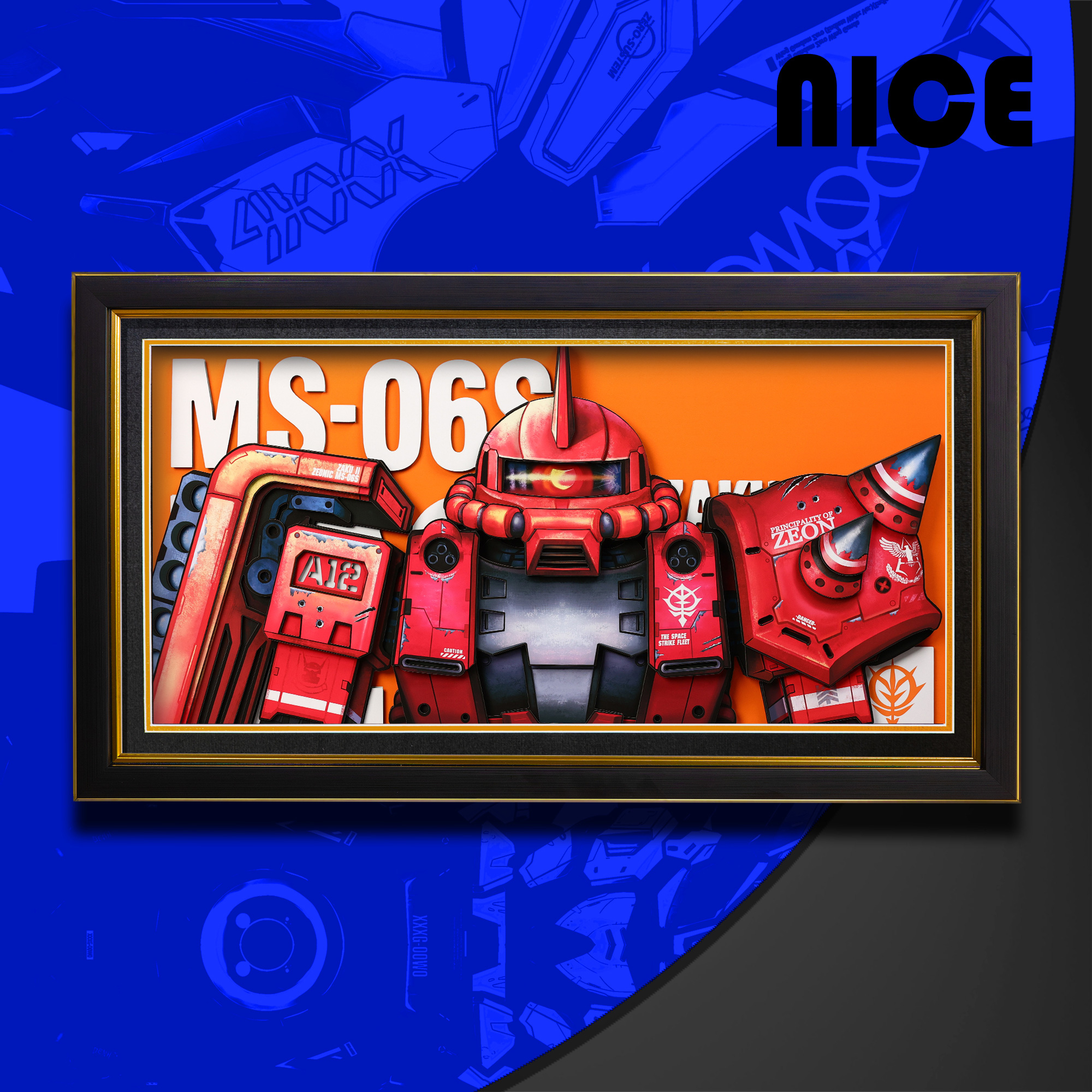 機動戰士鋼彈 3D立體畫-GOODTOYSTUDIO