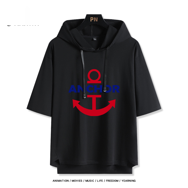 海賊王 ANCHOR 連帽短袖T恤-GOODTOYSTUDIO