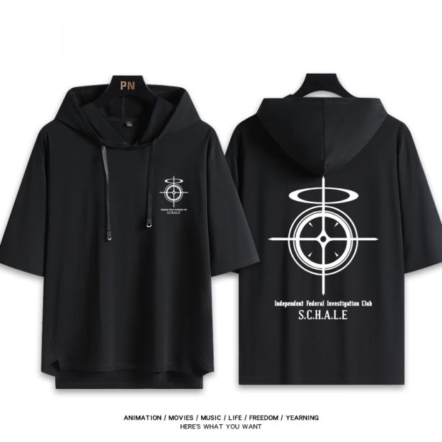 蔚藍檔案 鬼方佳代子 連帽短袖T恤-GOODTOYSTUDIO