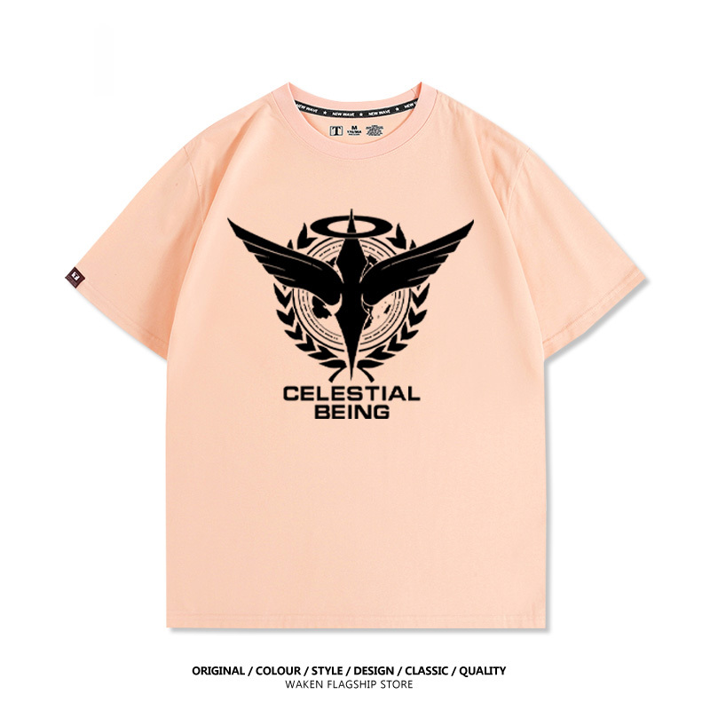 機動戰士鋼彈潮牌 印花T恤-GOODTOYSTUDIO