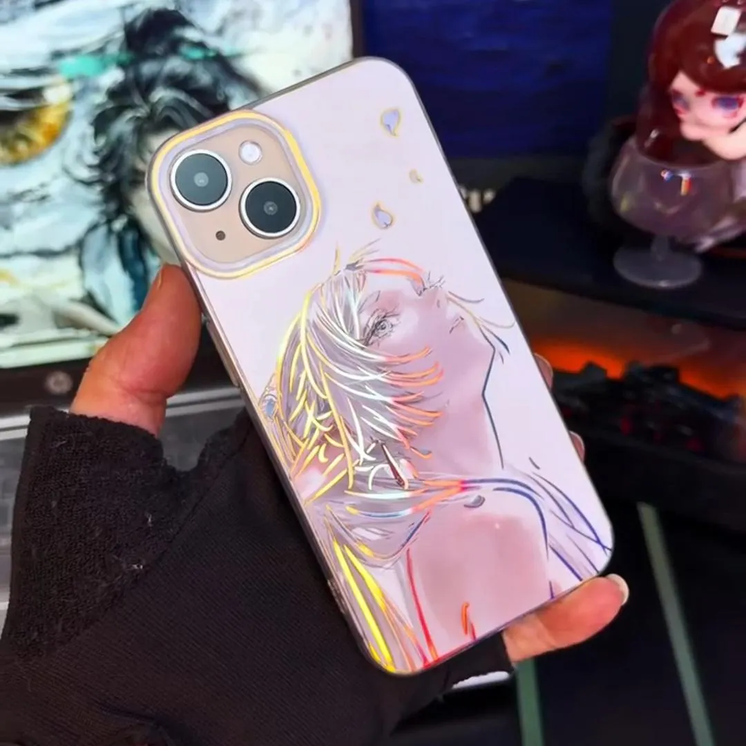 葬送的芙莉蓮極光金漸變手機殼