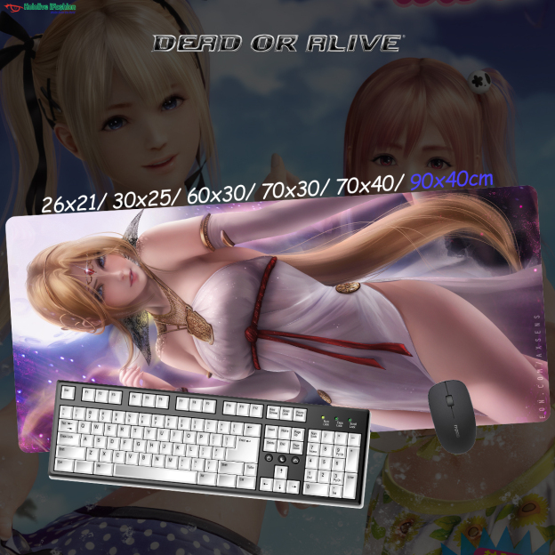 生死格鬥系列 超大鎖邊主題桌墊 布質滑鼠墊