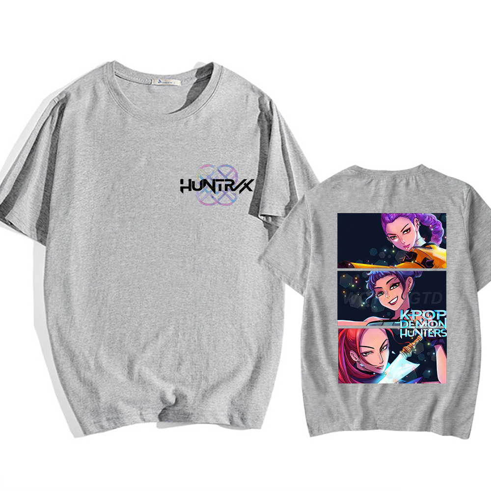 KPop Demon Hunters 獵魔女團印花短袖T恤-GOODTOYSTUDIO