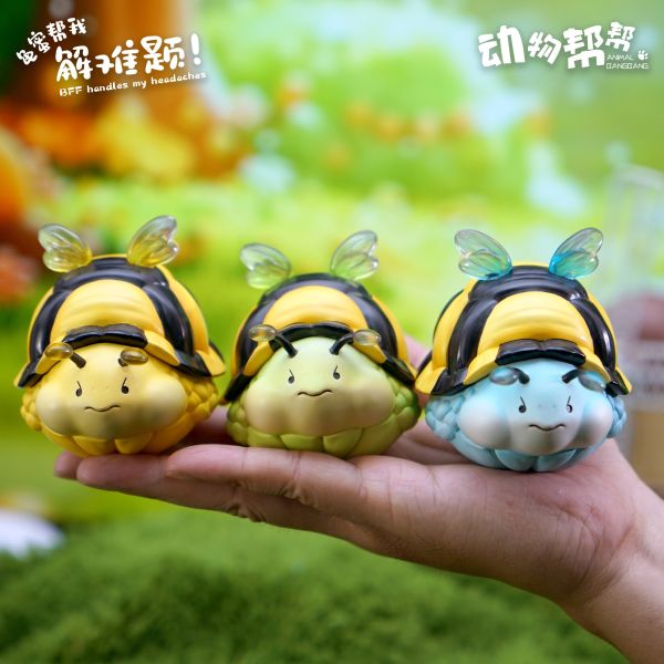 傑刻動漫×動物幫幫 龜蜜潮玩桌面擺件