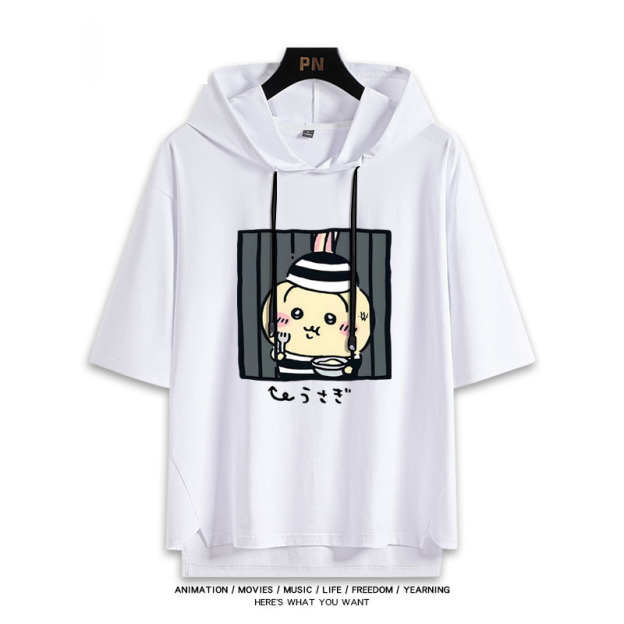 Chiikawa 忘本 連帽短袖T恤