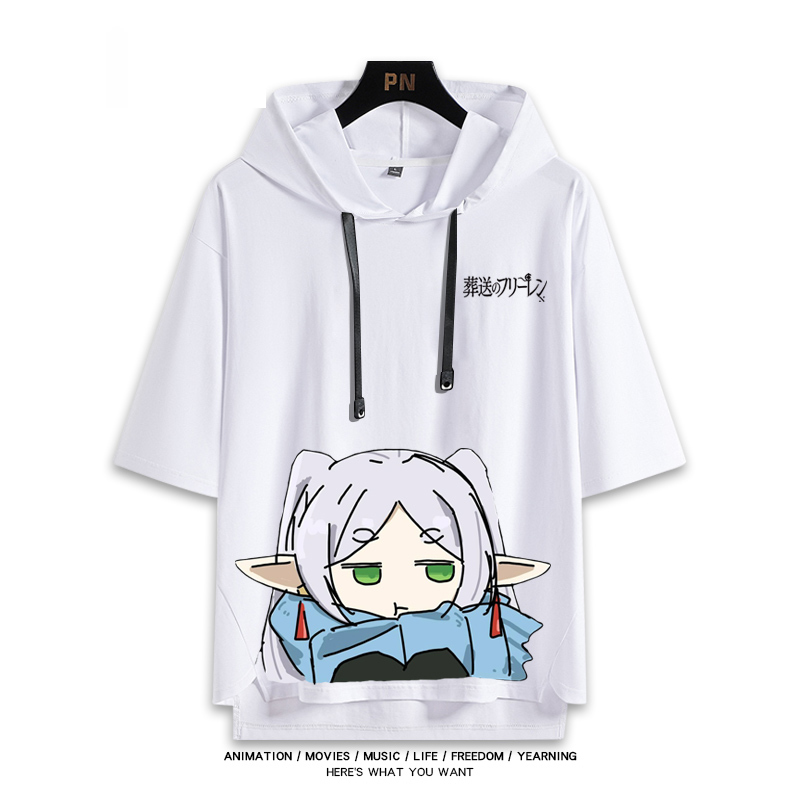 葬送的芙莉蓮 連帽短袖T恤-GOODTOYSTUDIO