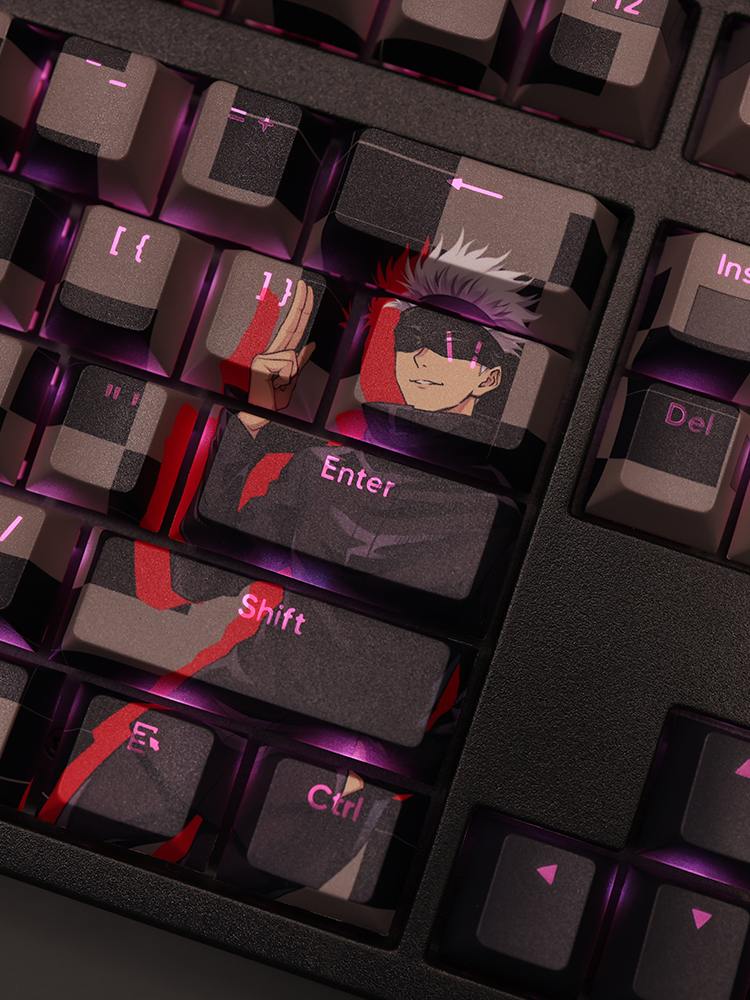 五條悟透光RGB108鍵標準配列衛星軸鍵帽