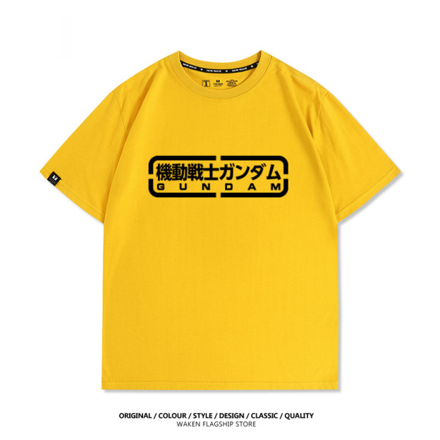機動戰士鋼彈潮牌 印花T恤-GOODTOYSTUDIO