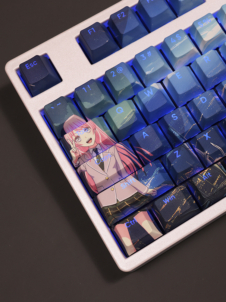 MYGO!!!!!透光RGB108鍵標準配列衛星軸鍵帽-GOODTOYSTUDIO