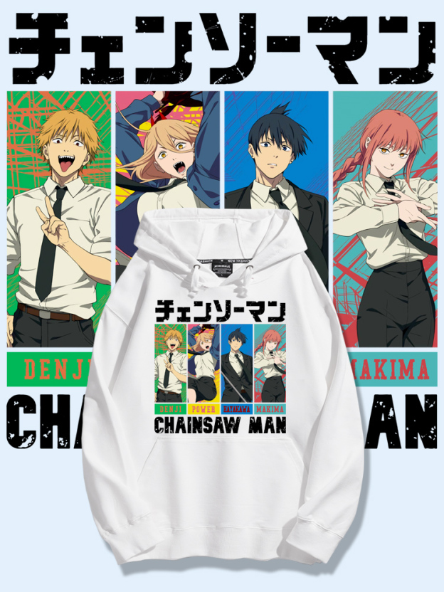 鏈鋸人 2025秋冬新款 親子情侶男女連帽衛衣-ZUIHANG SHOP