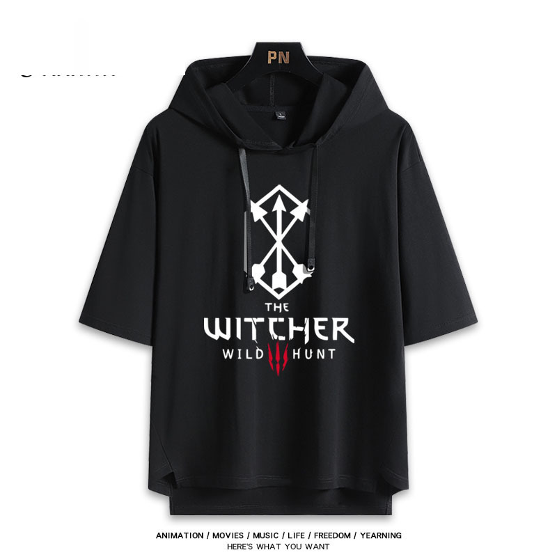 巫師3狂獵遊戲 連帽短袖T恤-GOODTOYSTUDIO