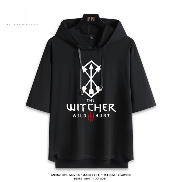 巫師3狂獵遊戲 連帽短袖T恤-GOODTOYSTUDIO