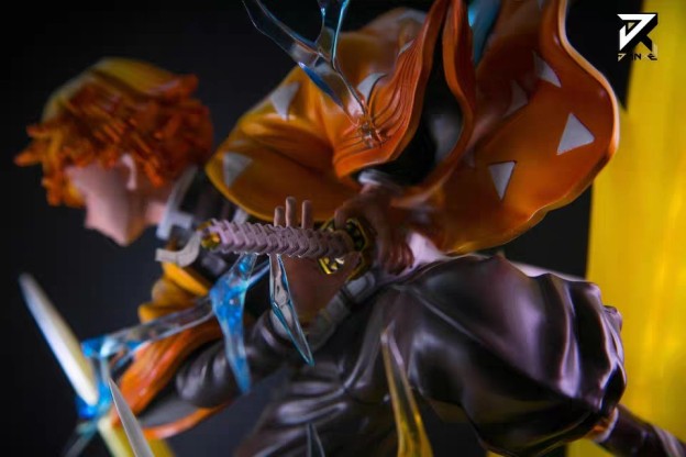 簡刻 鬼滅之刃 我妻善逸 雙頭雕-GOODTOYSTUDIO