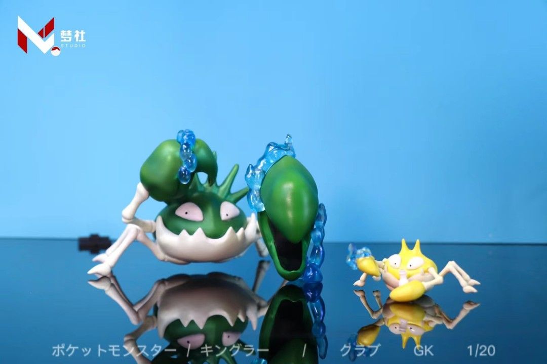 夢社 精靈寶可夢 - 大鉗蟹&巨鉗蟹生態進化組-GOODTOYSTUDIO