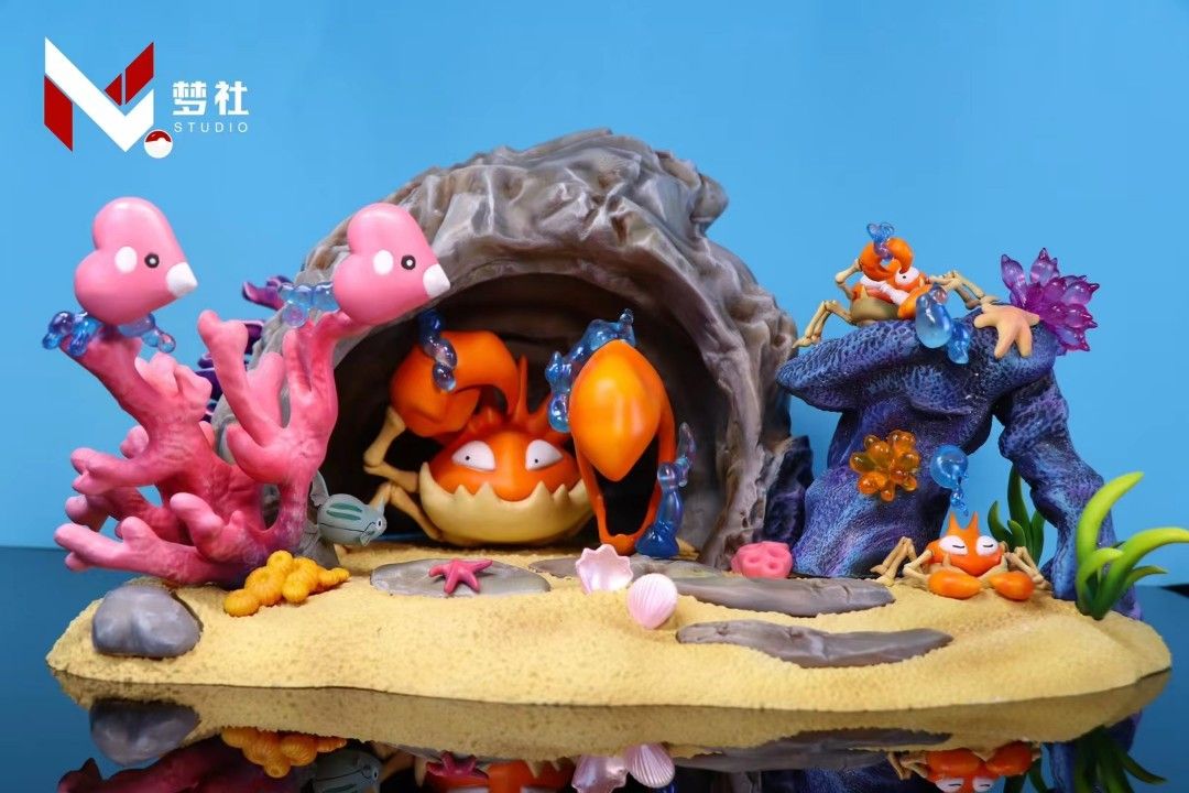 夢社 精靈寶可夢 - 大鉗蟹&巨鉗蟹生態進化組-GOODTOYSTUDIO