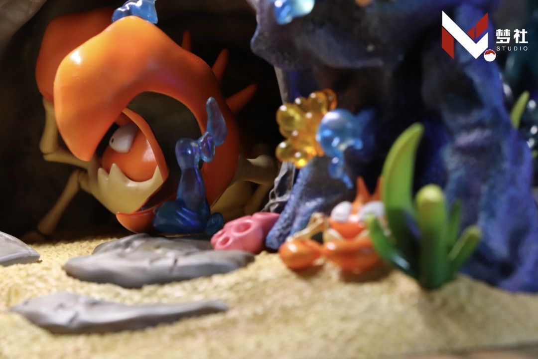 夢社 精靈寶可夢 - 大鉗蟹&巨鉗蟹生態進化組-GOODTOYSTUDIO