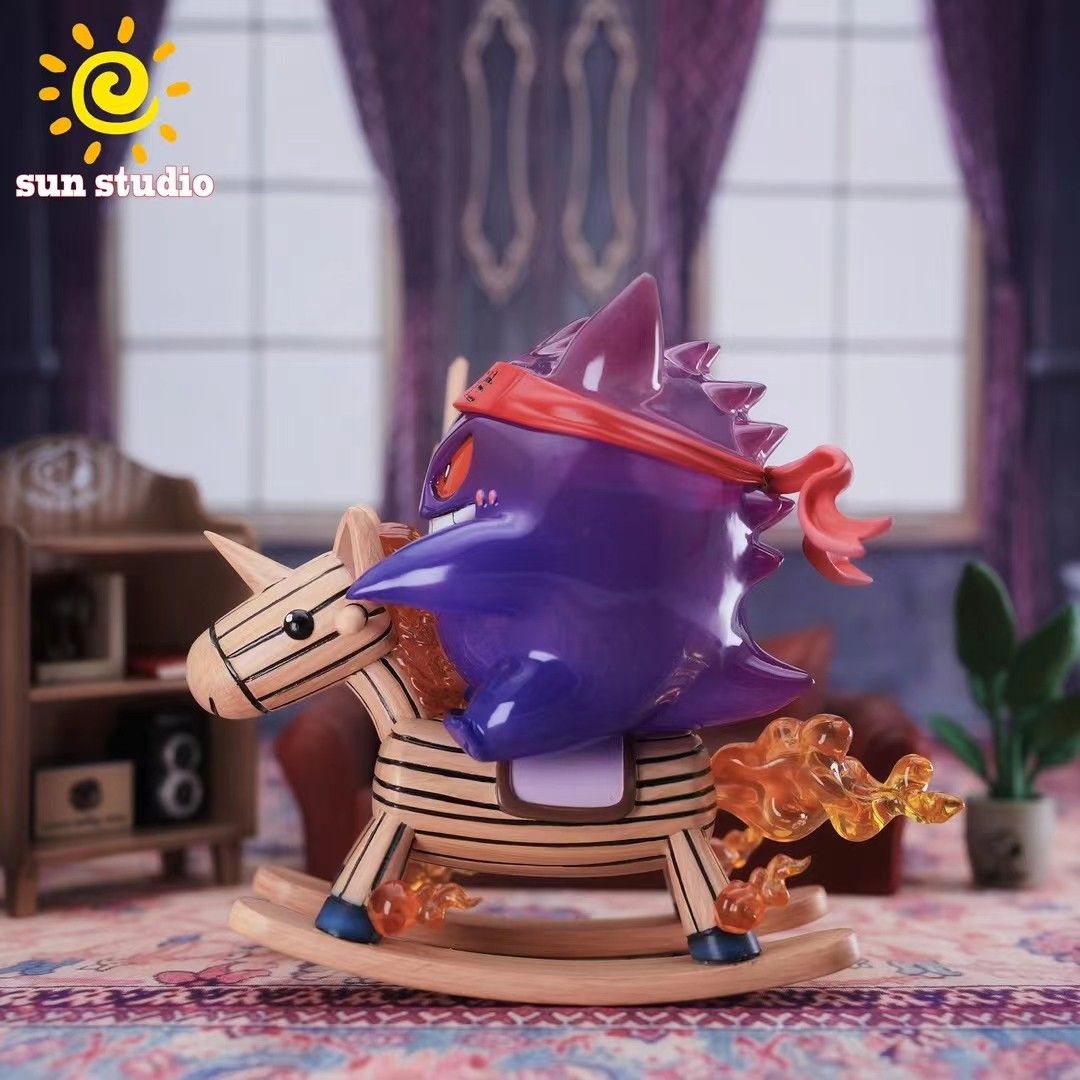 SUN 精靈寶可夢 搖搖馬耿鬼-GOODTOYSTUDIO