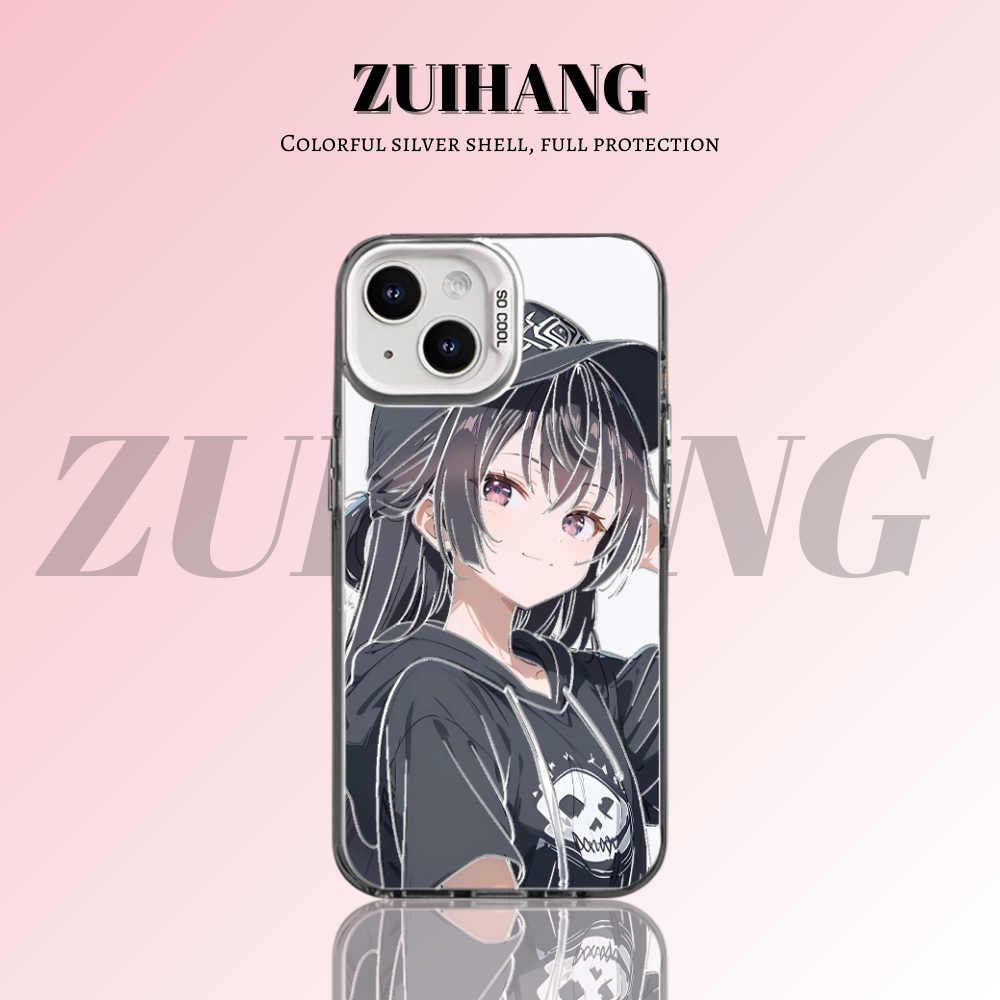 遮羞艾莉彩銀防摔手機殼-GOODTOYSTUDIO