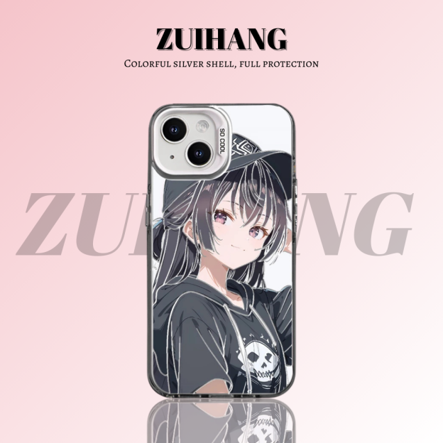 遮羞艾莉彩銀防摔手機殼-GOODTOYSTUDIO