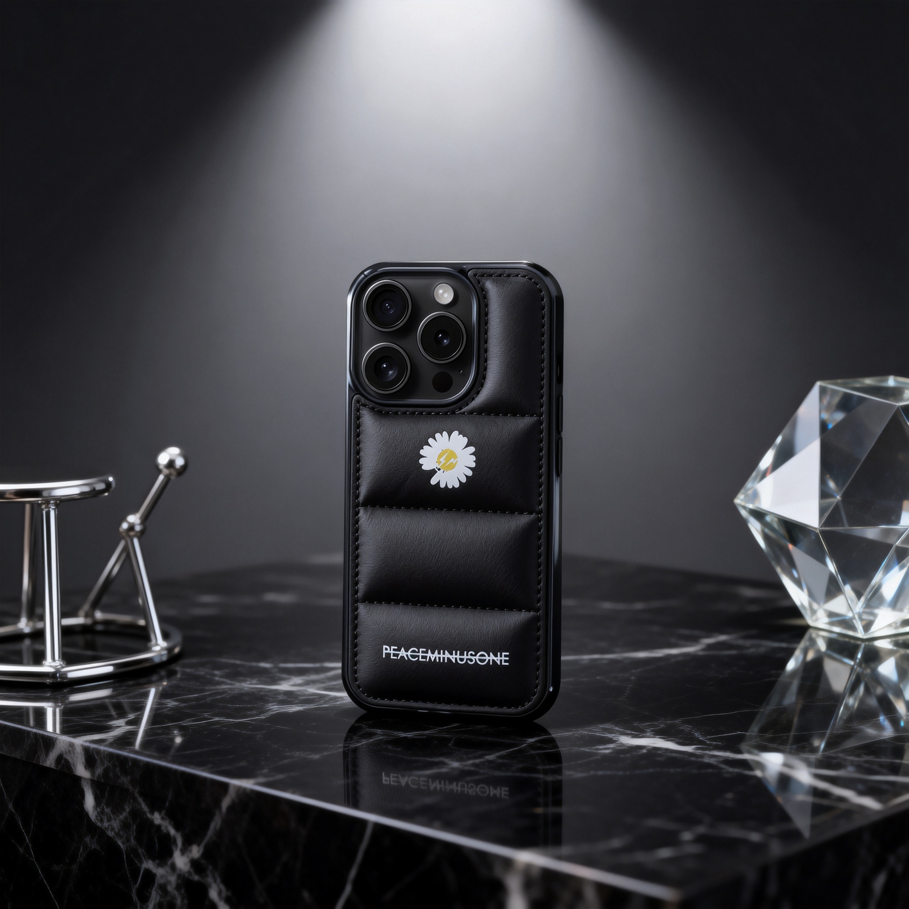 潮牌權志龍雛菊羽絨服手機殼