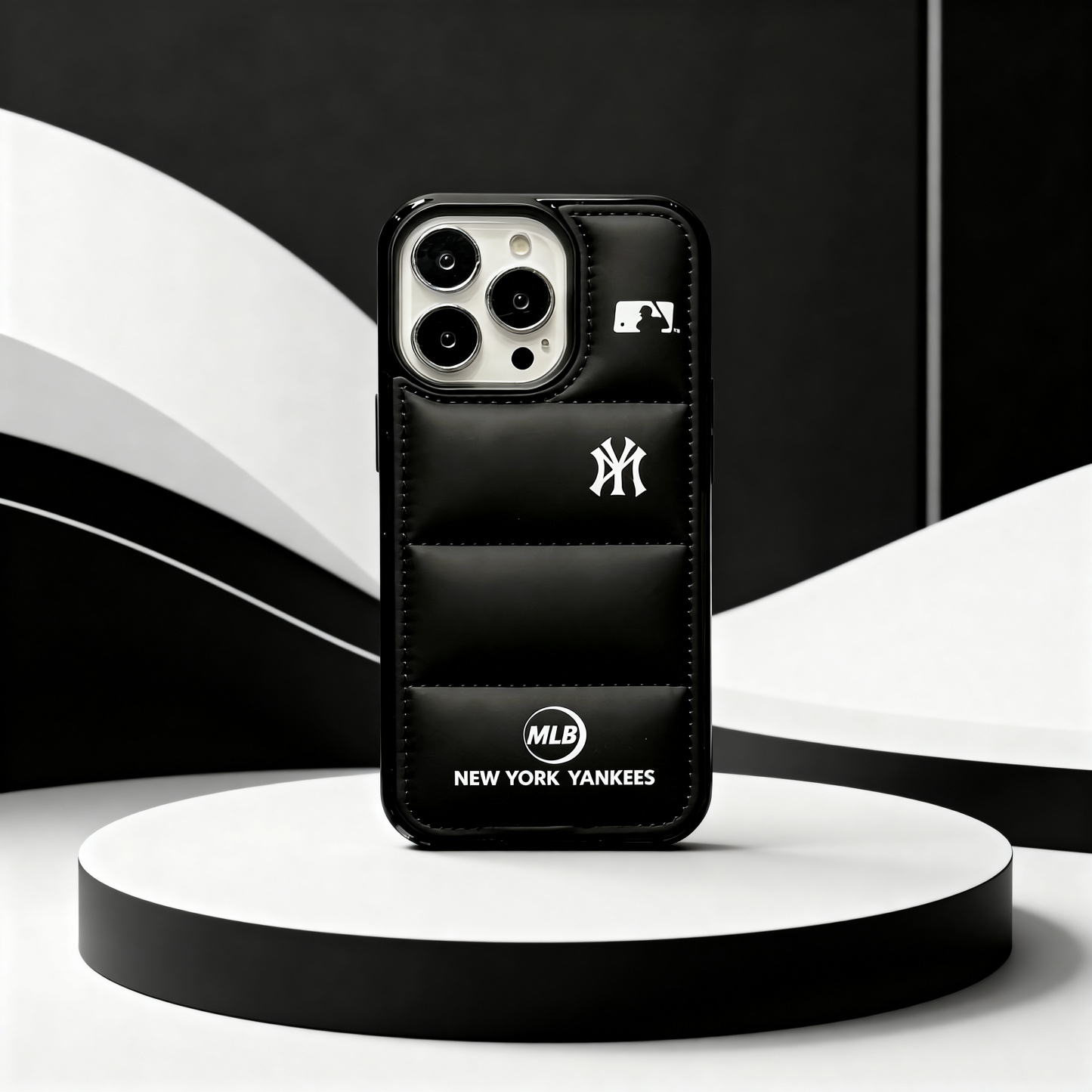 潮牌MLB羽絨服手機殼