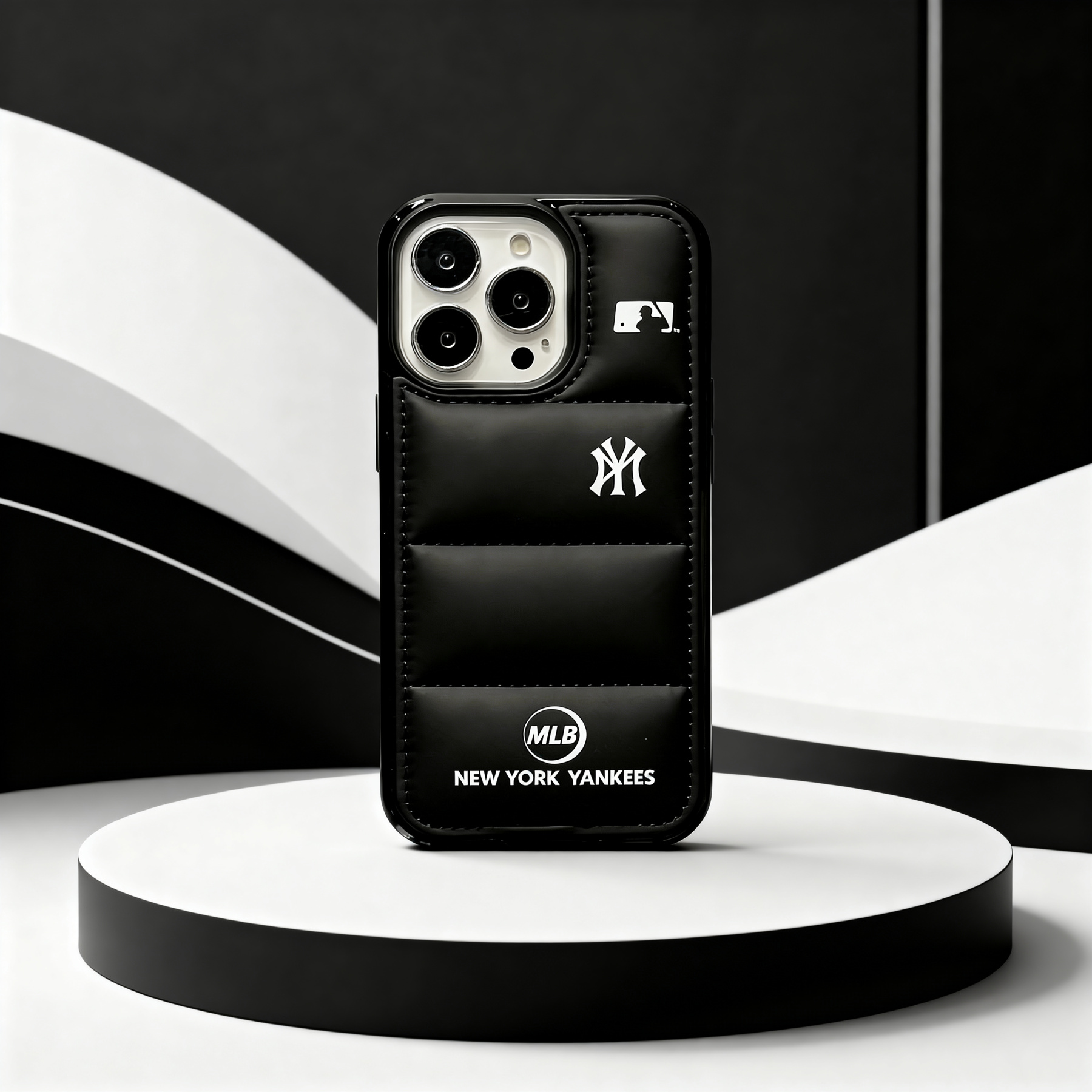 潮牌MLB羽絨服手機殼