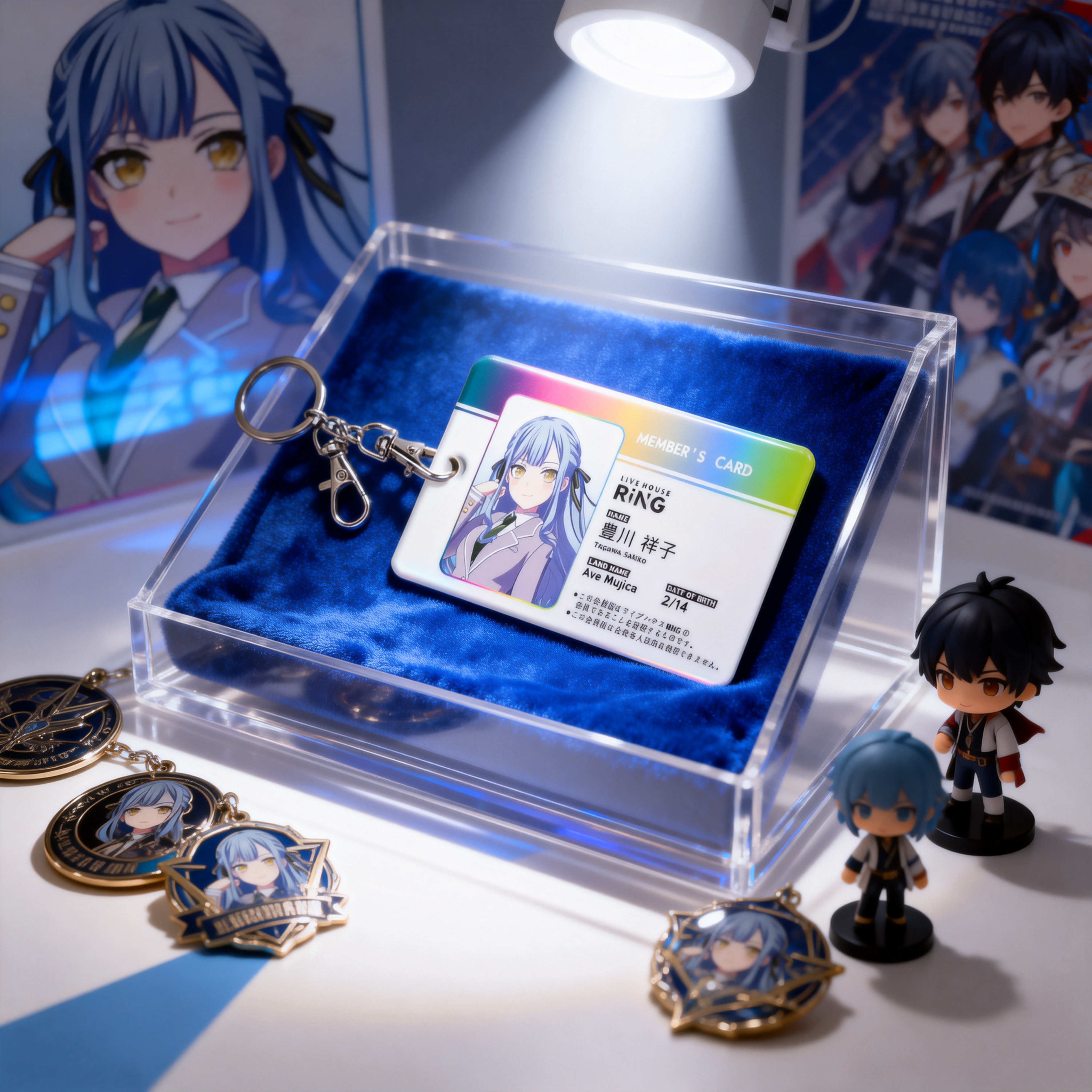 Ave Mujica 動漫鑰匙圈悠游卡套