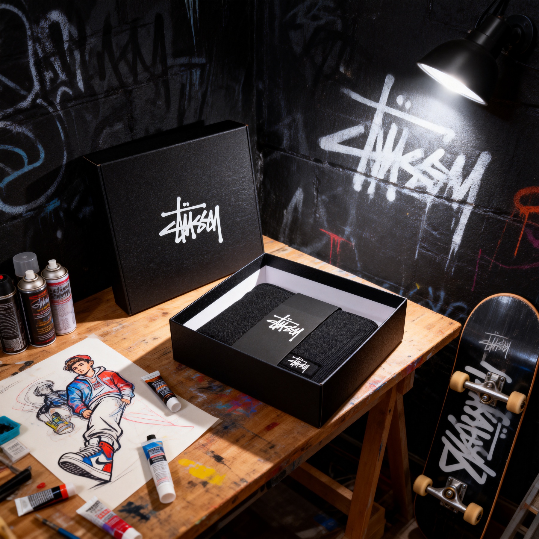 斯圖西潮牌皮夾 潮牌牛津布短版錢包