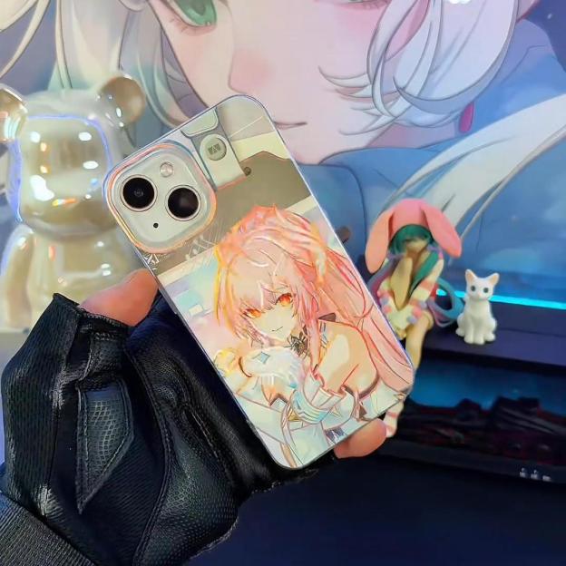 鳴潮極光金漸變手機殼