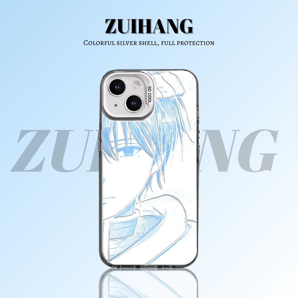 葬送的芙莉蓮 極光/彩銀 線條漸變防摔手機殼-GOODTOYSTUDIO