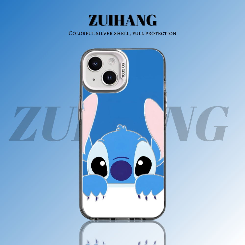 可愛卡通彩銀線條漸變防摔手機殼-GOODTOYSTUDIO