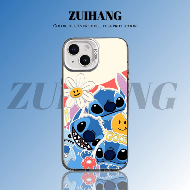 可愛卡通彩銀線條漸變防摔手機殼-GOODTOYSTUDIO