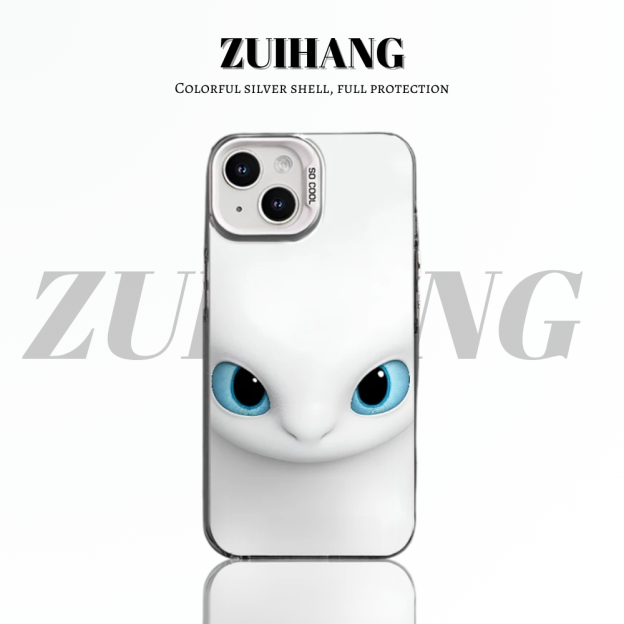 可愛卡通彩銀線條漸變防摔手機殼-GOODTOYSTUDIO