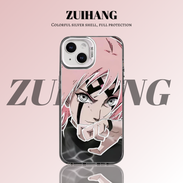 火影忍者 極光/彩銀 線條漸變防摔手機殼-GOODTOYSTUDIO