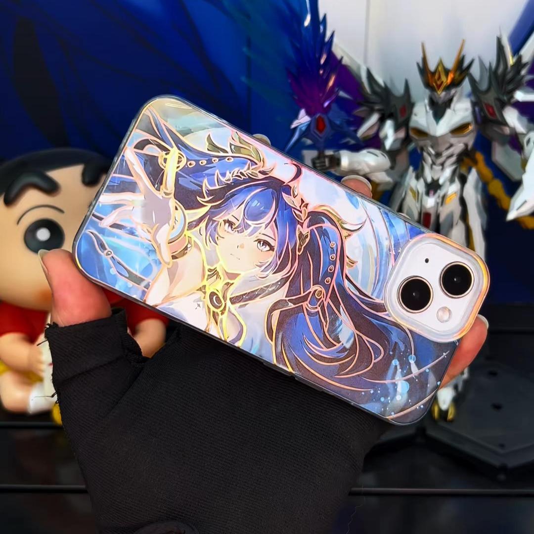 鳴潮極光金漸變手機殼